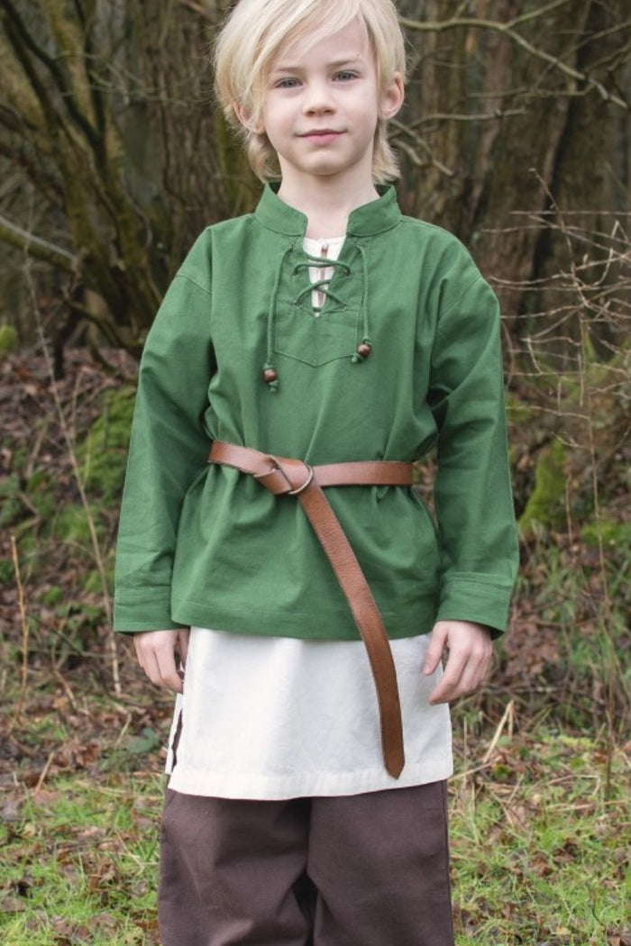 Kids shirt pirate, green