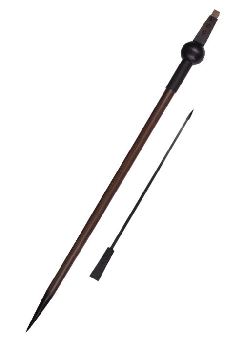 Traditional Roman pilum, semi-sharp