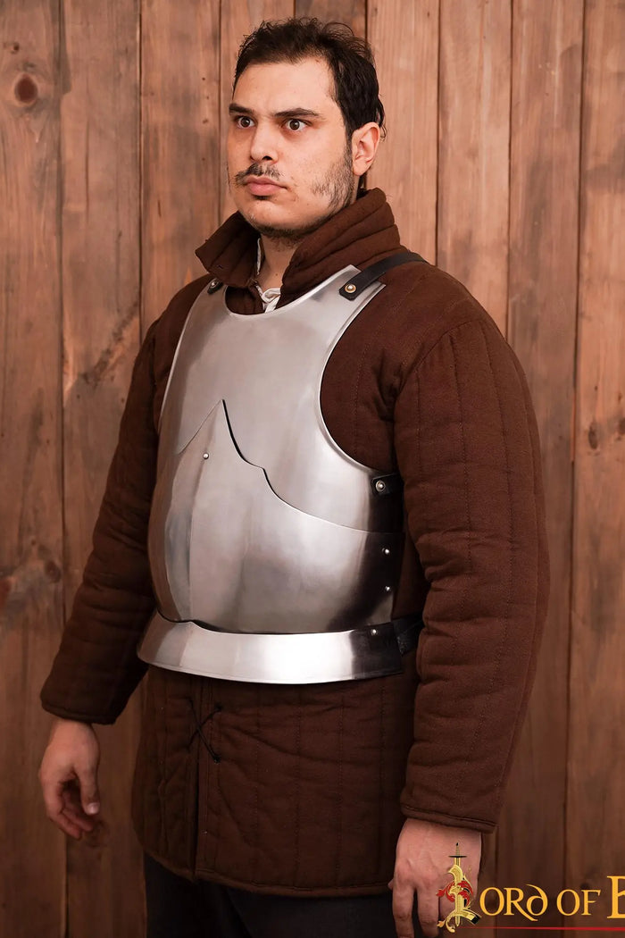 15th century breastplate, black, 1.6 mm