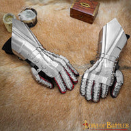 Gothic armour gloves, 1.2 mm