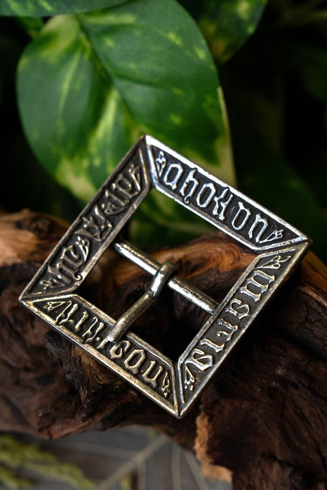 15th century buckle Erik, silvered