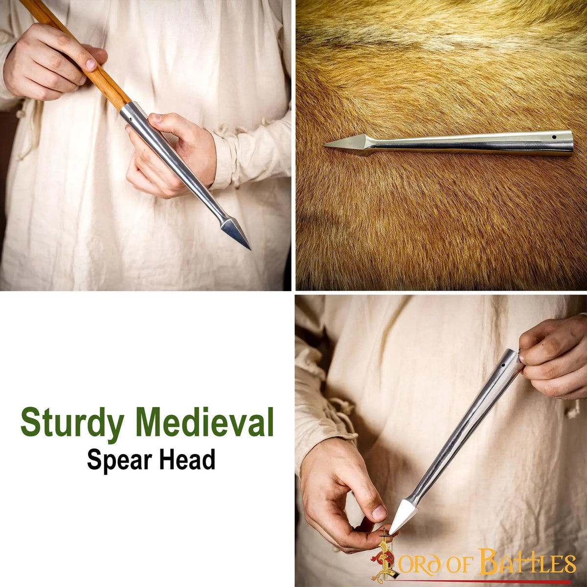 Early medieval javelin head, semi-sharp