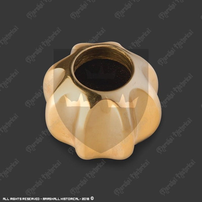 Mace head, brass, blunt (battle-ready)
