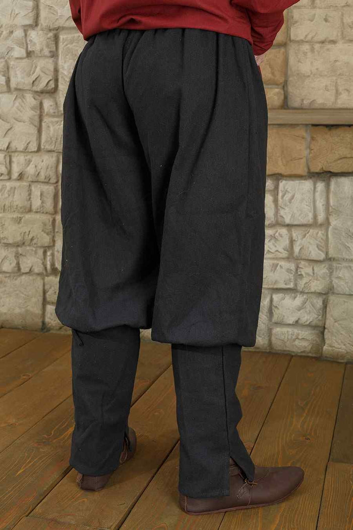 Viking trousers Ketill, black