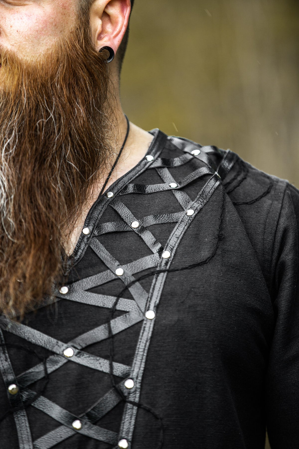 Tunic Viking Jarl Ragnvald, black