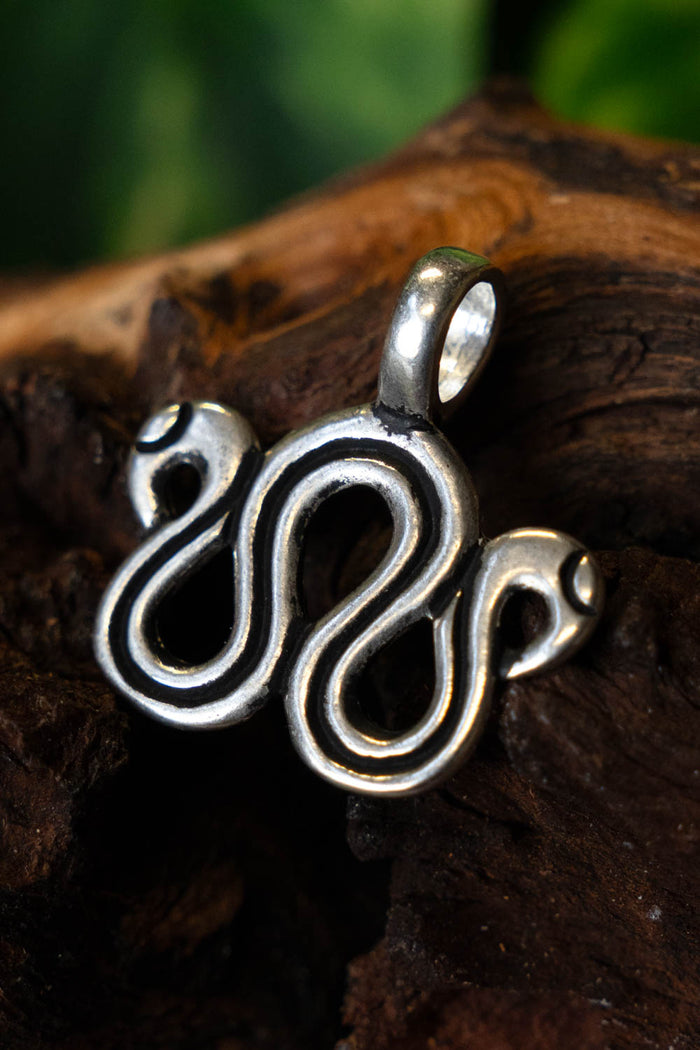 Viking jewellery divider, silvered bronze