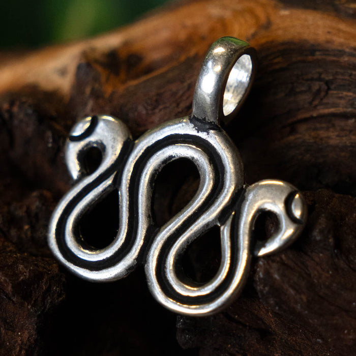 Viking jewellery divider, silvered bronze