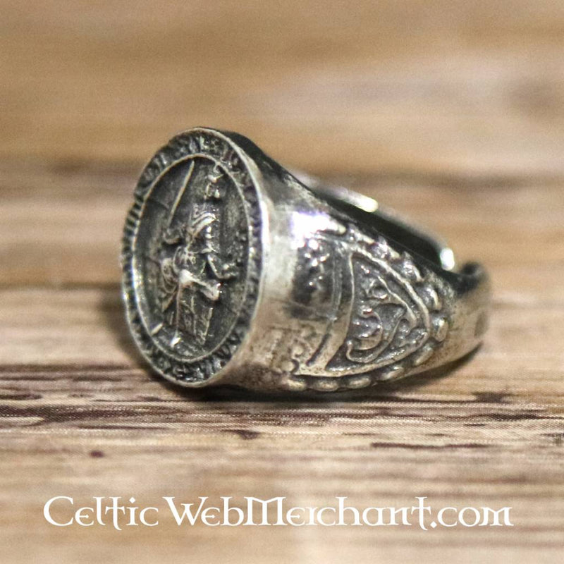 Magna Carta seal ring, pewter
