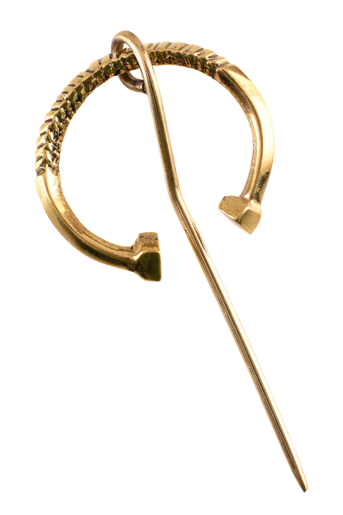 Birka Viking brooch, brass