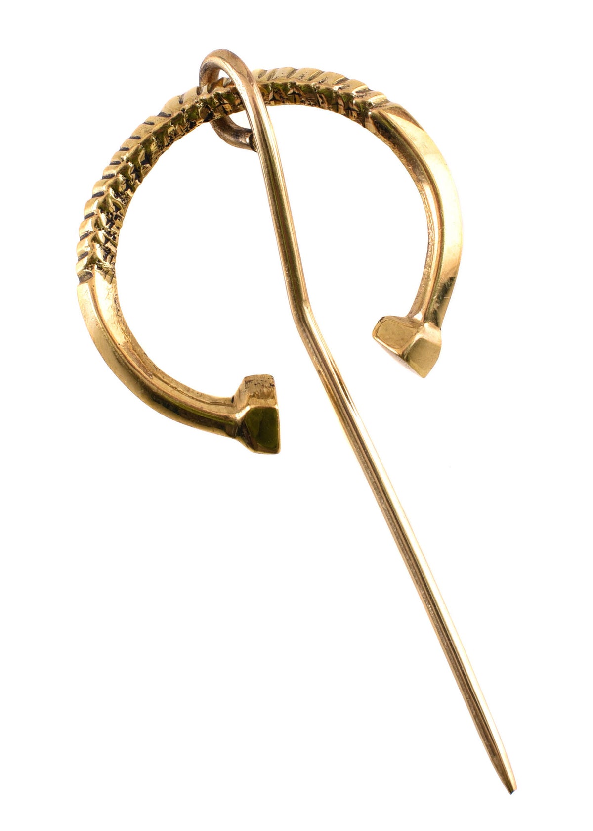 Birka Viking brooch, brass