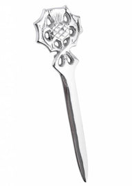 Kilt pin thistle, brass