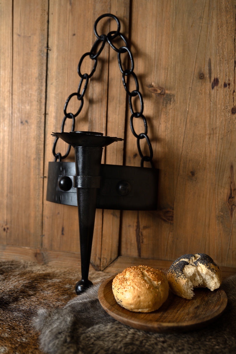 Castle candle holder