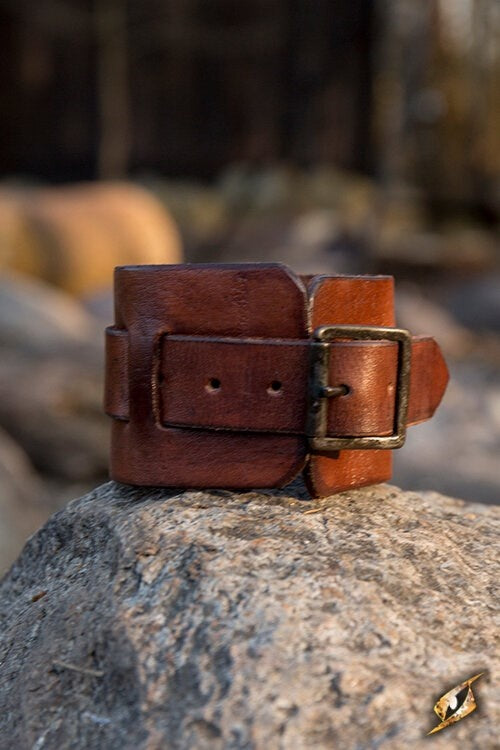 Cuff bracelet, leather
