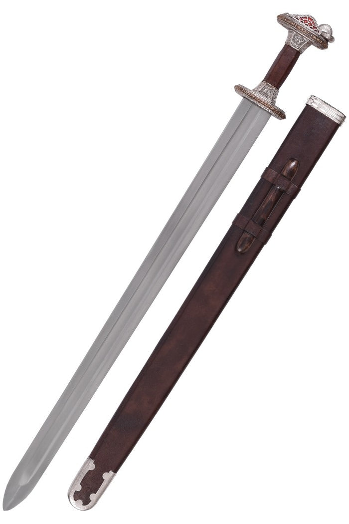 Vendel sword Uppsala 7th-8th century, tin-plated hilt, semi-sharp