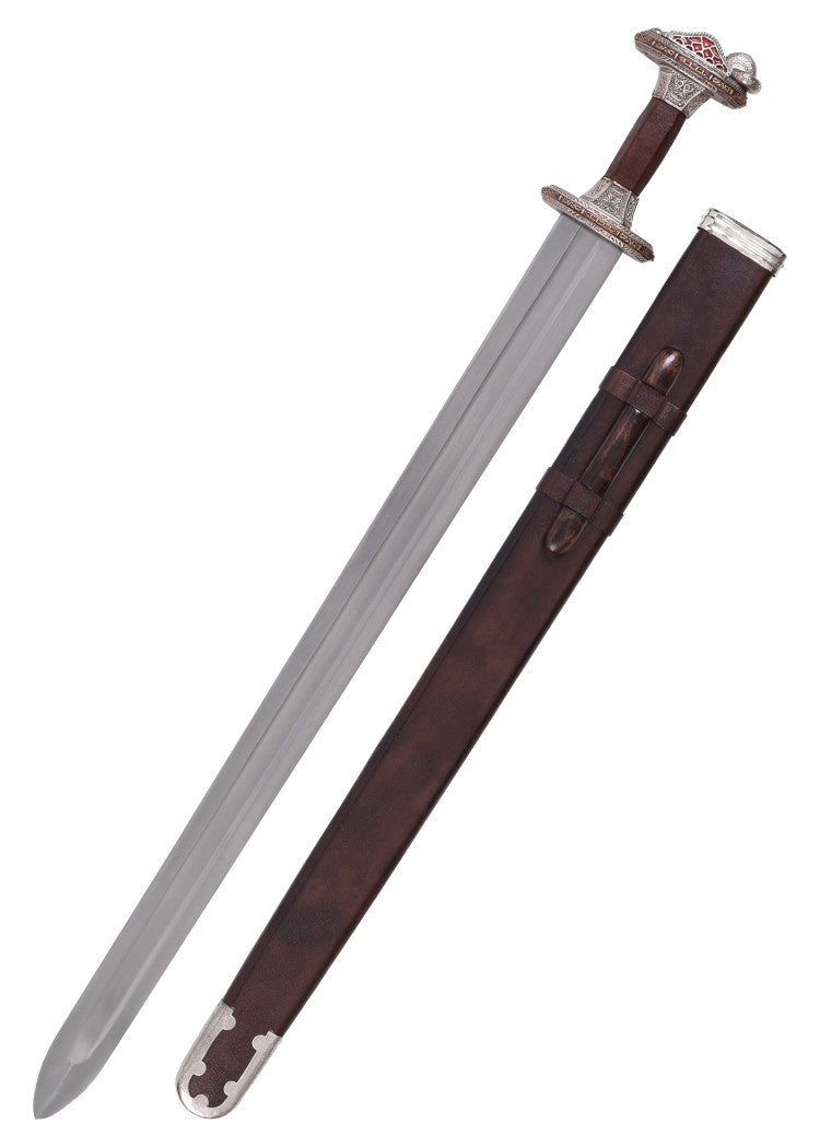 Vendel sword Uppsala 7th-8th century, tin-plated hilt, semi-sharp