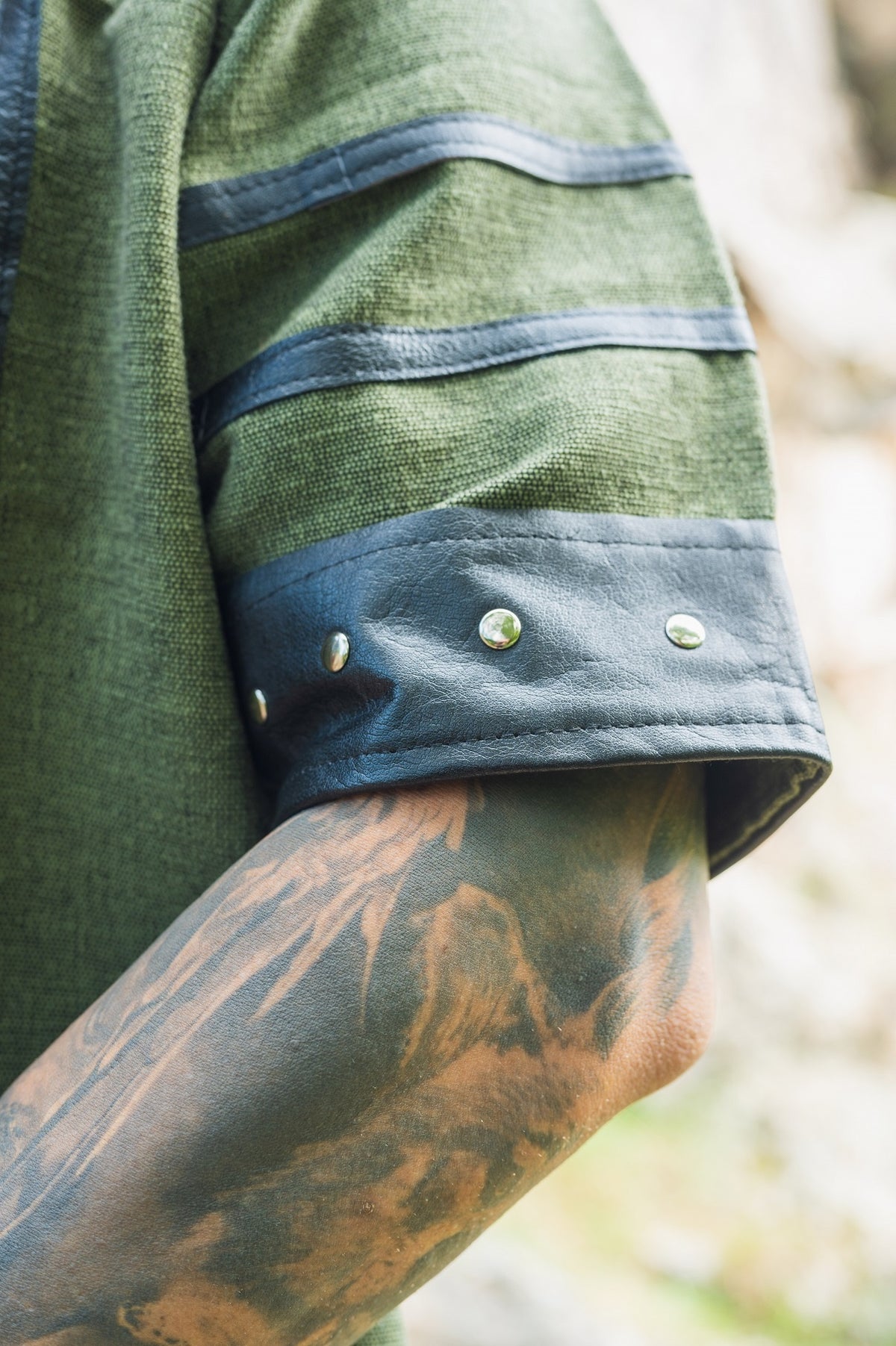 Tunic Viking jarl Rollo, green