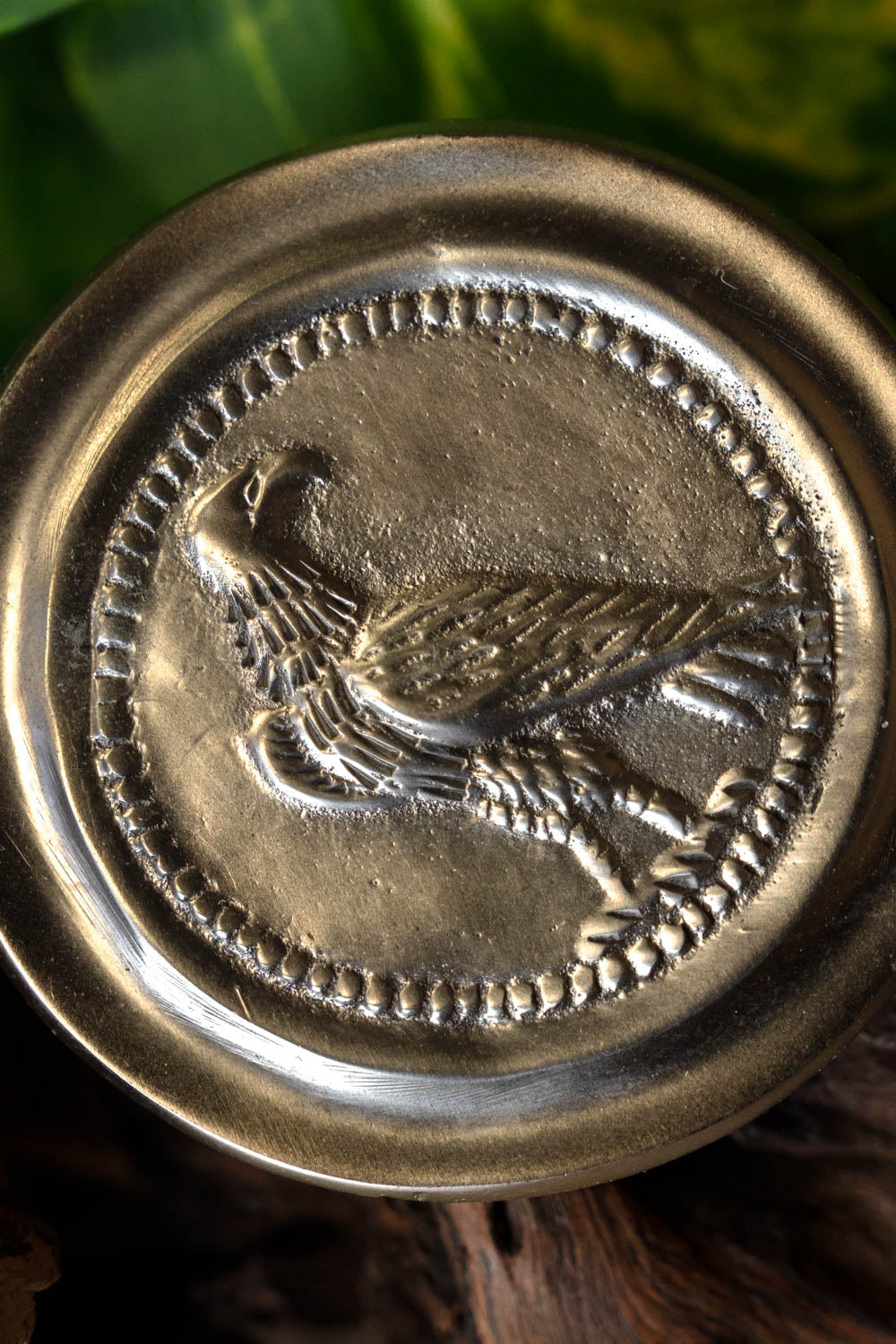 Roman phalera small eagle silver colour