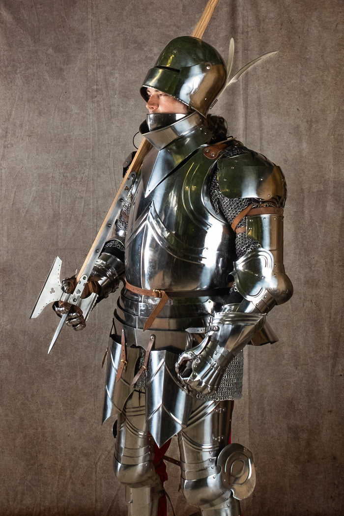 Swiss sallet (1490-1500), 1.6 mm (battle-ready)