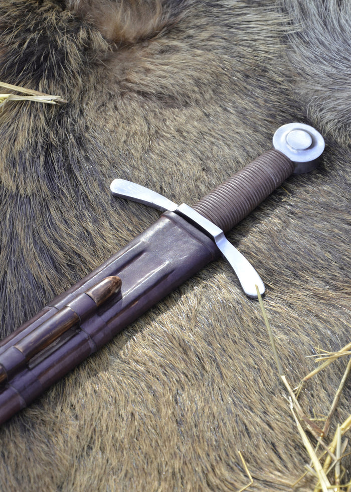 Medieval crusader sword, semi-sharp