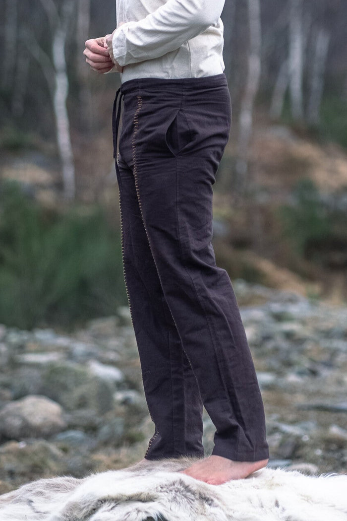 Medieval trousers Hamlin, brown