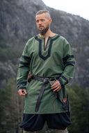 Frankish tunic Clovis, green