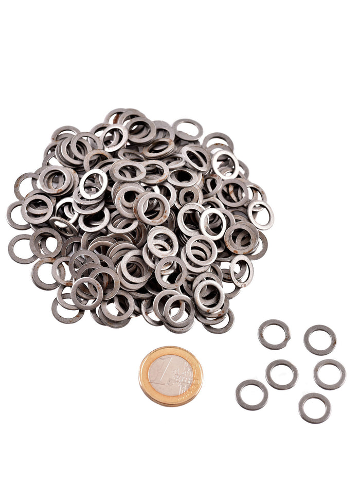 1 kg flat unriveted rings, 8 mm