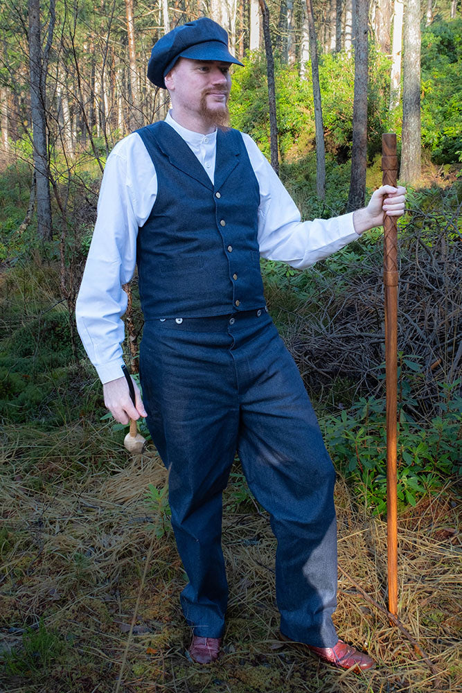 1920 cap Charlie, blue