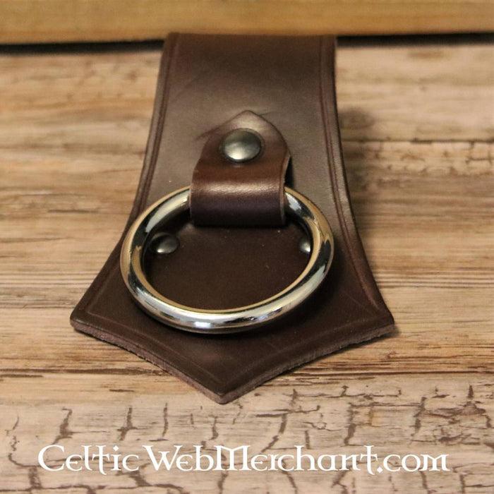 Re-enactment axe holder, brown