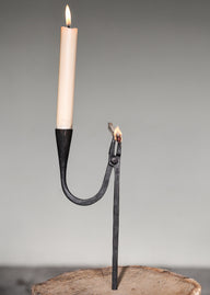 Hand-forged candlestick