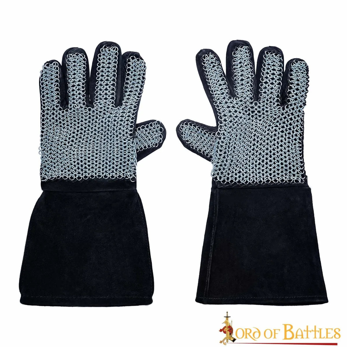 Chain mail gloves, unriveted round rings