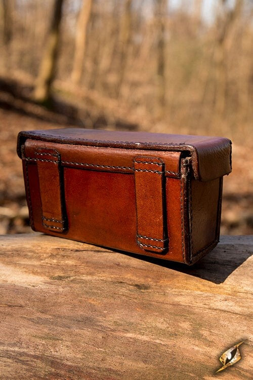 Imperial leather bag, brown