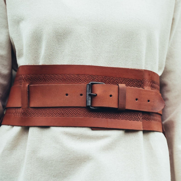 Viking belt Sigrid, light brown