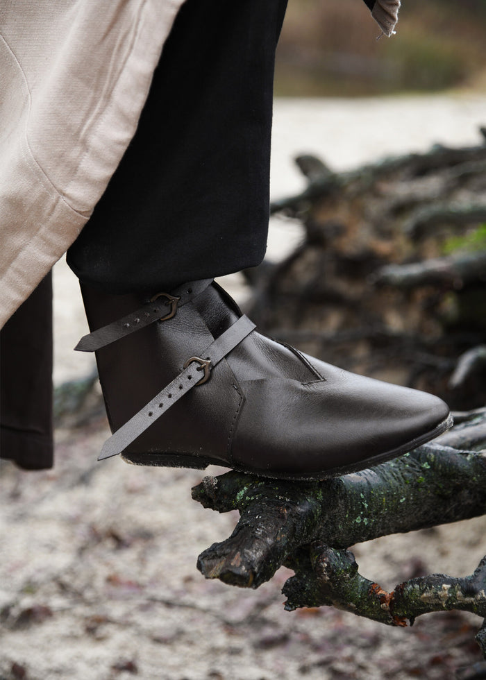 Medieval ankle boots 1250-1500