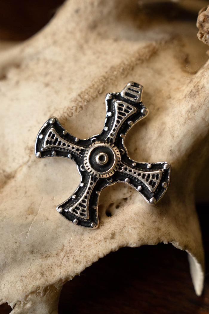 Anglo-Saxon Cuthbert Cross Lindisfarne, bronze