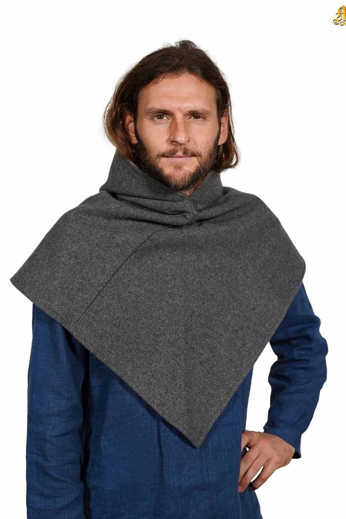 Skjoldehamn viking chaperon, wool & linen