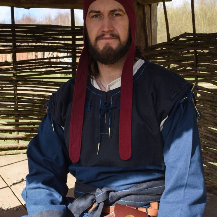 Medieval tunic Skjoldehamm, blue