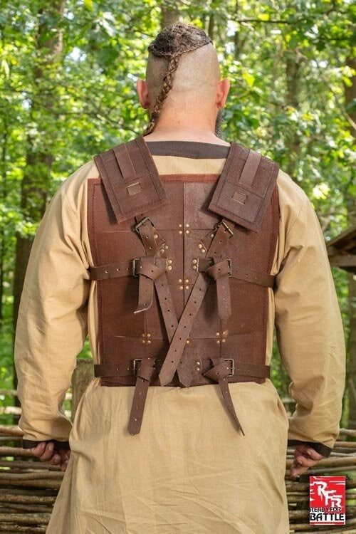 RFB Fighter Leather Armour, brown