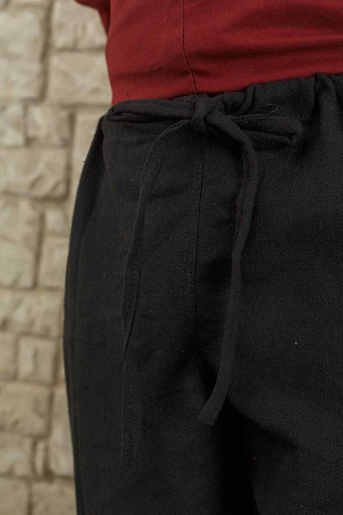 Viking trousers Ketill, black