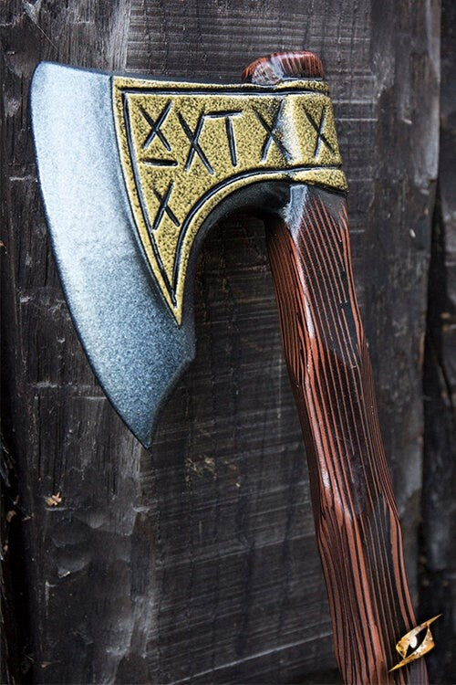 LARP Viking axe runes