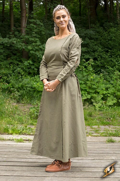 Dress Morgaine, green