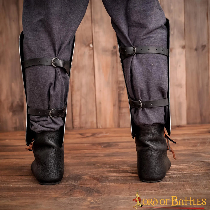 Milanese greaves, lower leg armour, 1.6 mm