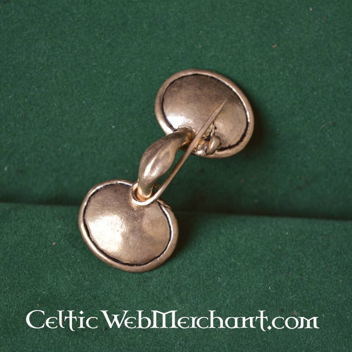 Bronze age spectacle fibula, bronze