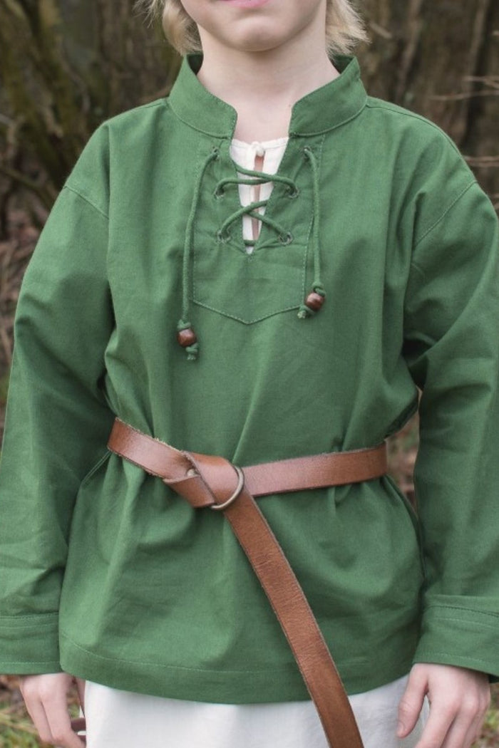 Kids shirt pirate, green