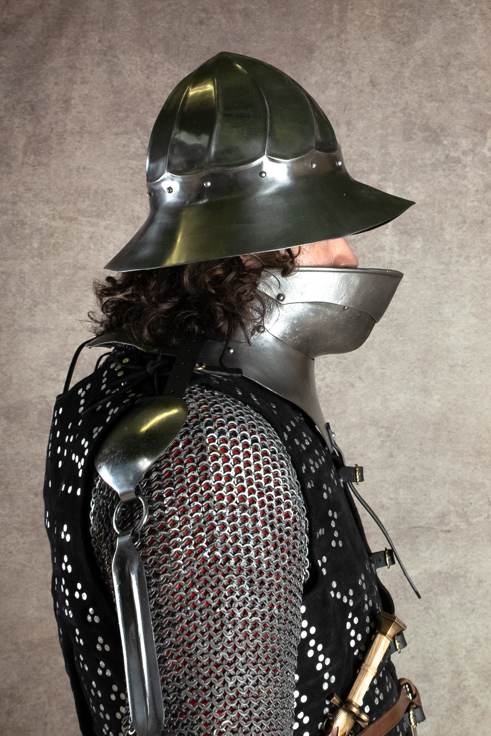 15th century Burgundian kettle hat, 1.6 mm
