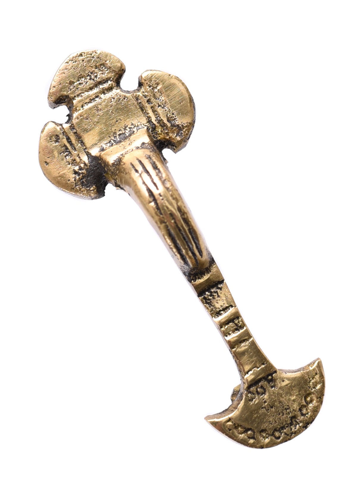 Roman crossbow fibula, brass