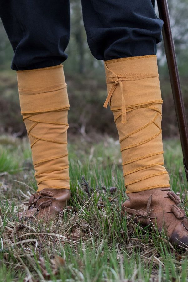 Leg wrappings Ubbe, yellow