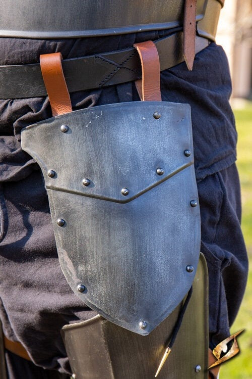 Tassets Infantry, blackened, 1 mm