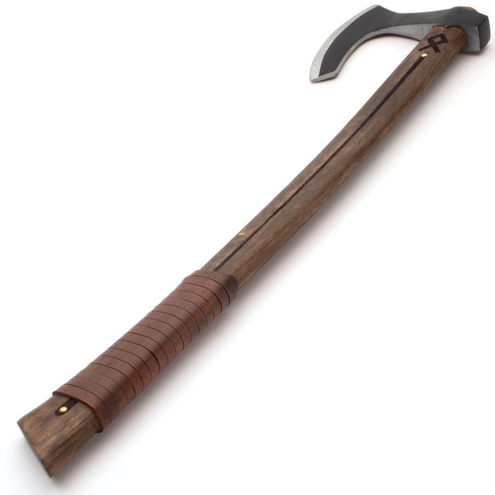 Viking set Othala axe and knife, semi-sharp