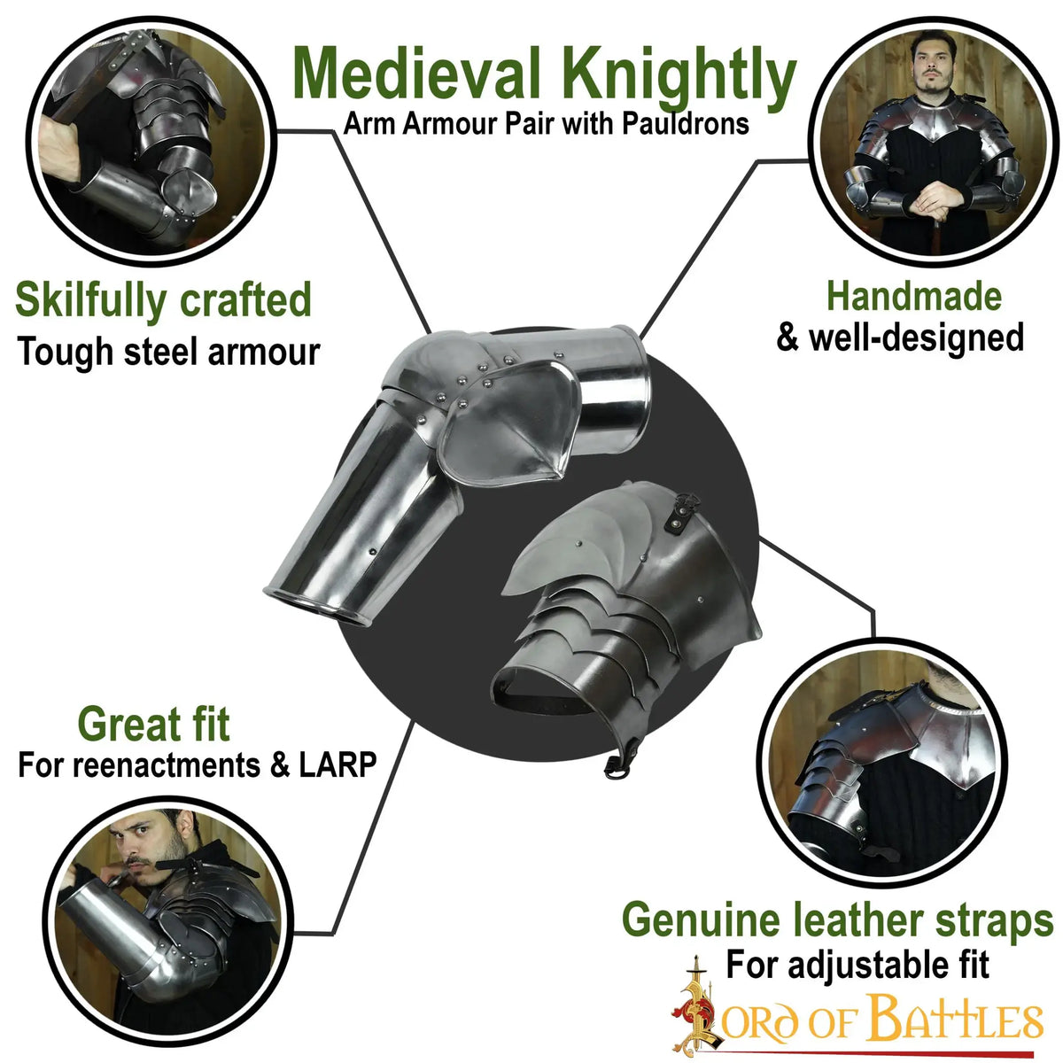 15th century arm armour, vambraces, 1.6 mm