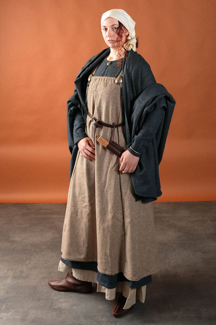 Viking hangeroc Freja, wool, diamond twill, sand-natural